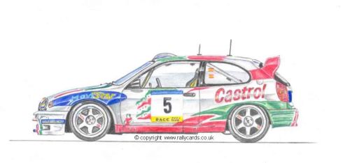 Toyota Corolla WRC. Carlos Sainz